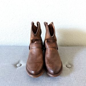 Frye Wyatt Harness Dark Brown Boots